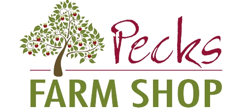 496 x 226 PECKS_LOGO_42 14_TWO (2) - Pecks Farm Shop and Hampers